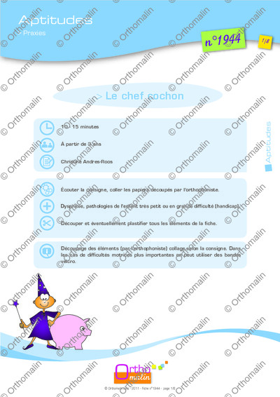 Page 1 de la fiche