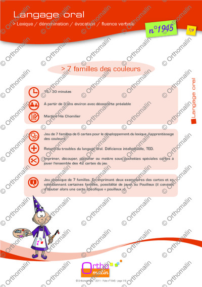 Page 1 de la fiche