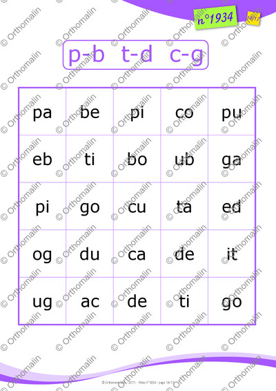Page 14 de la fiche