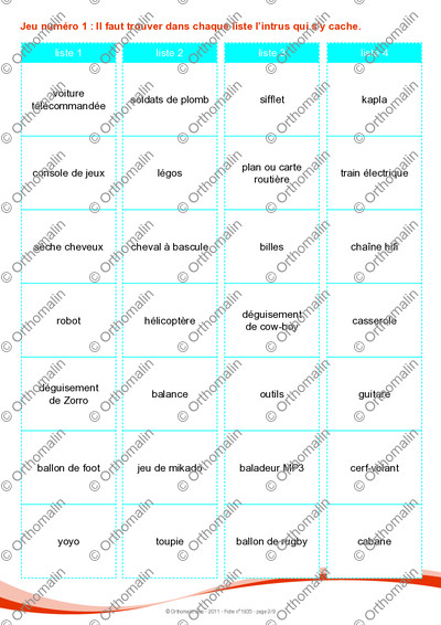 Page 2 de la fiche