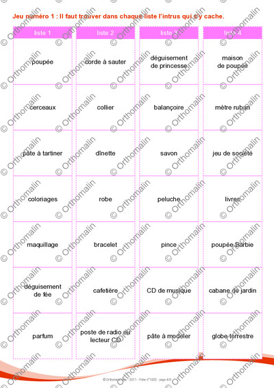 Page 4 de la fiche