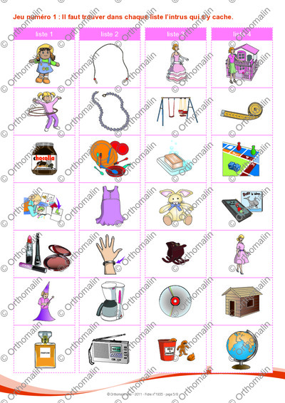 Page 5 de la fiche