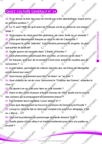 Page 4 de la fiche