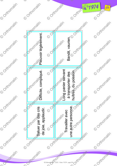 Page 5 de la fiche