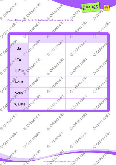 Page 5 de la fiche