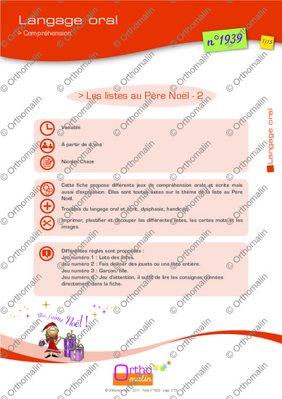 Page 1 de la fiche