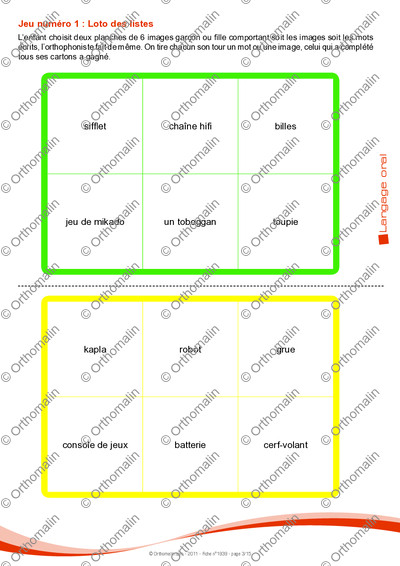 Page 3 de la fiche