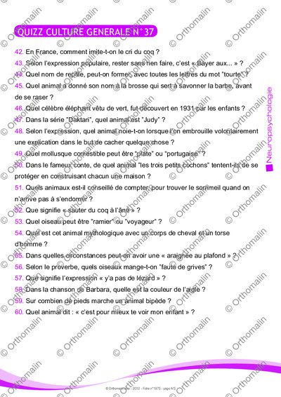 Page 4 de la fiche