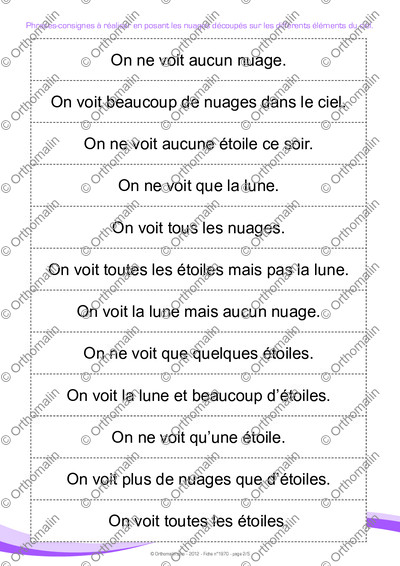 Page 2 de la fiche