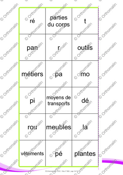 Page 14 de la fiche