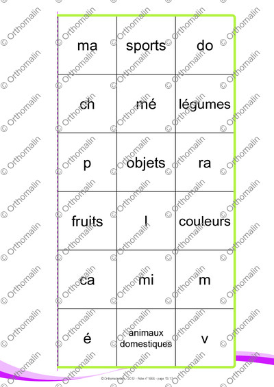 Page 15 de la fiche