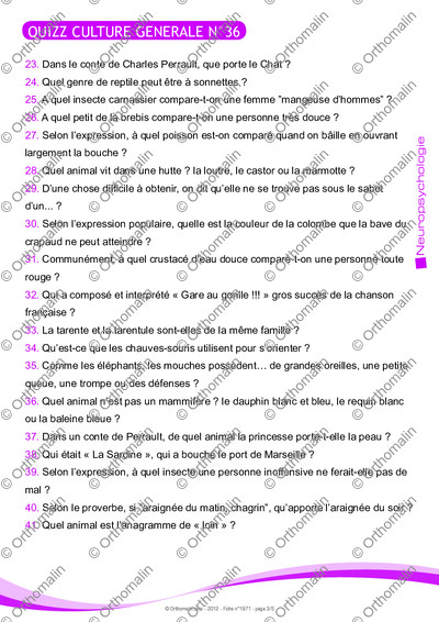 Page 3 de la fiche