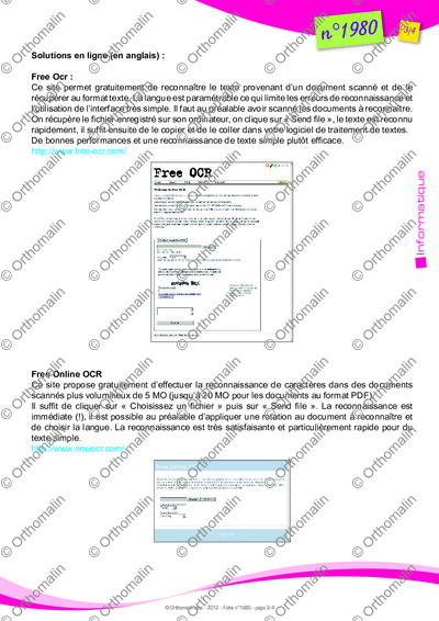 Page 3 de la fiche