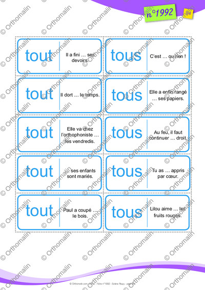 Page 3 de la fiche
