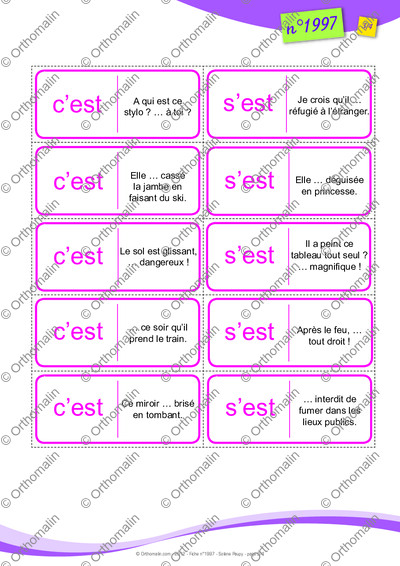 Page 3 de la fiche