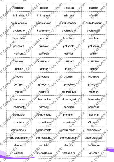 Page 3 de la fiche