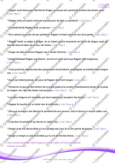 Page 6 de la fiche