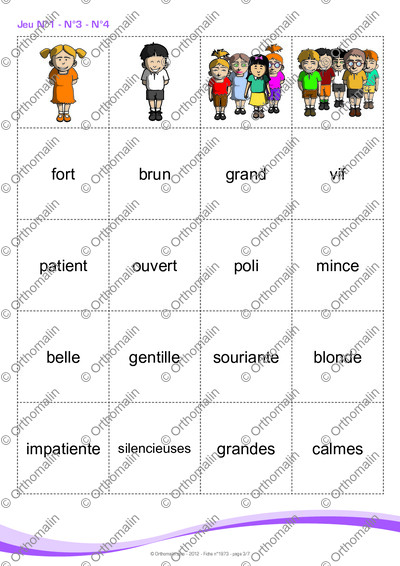 Page 3 de la fiche