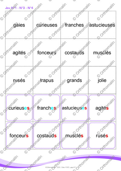 Page 4 de la fiche