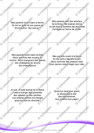 Page 6 de la fiche