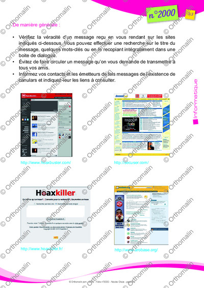 Page 3 de la fiche