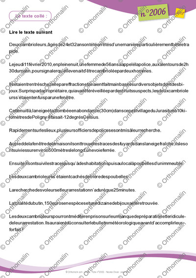 Page 3 de la fiche