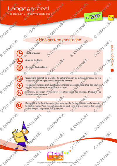 Page 1 de la fiche