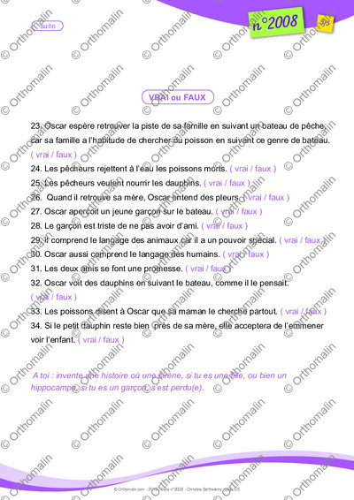 Page 5 de la fiche