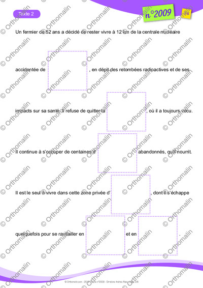 Page 3 de la fiche