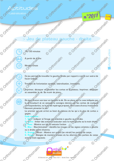 Page 1 de la fiche
