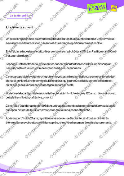 Page 3 de la fiche
