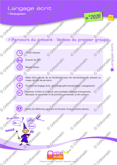 Page 1 de la fiche