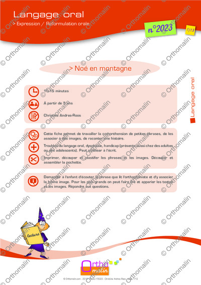Page 1 de la fiche