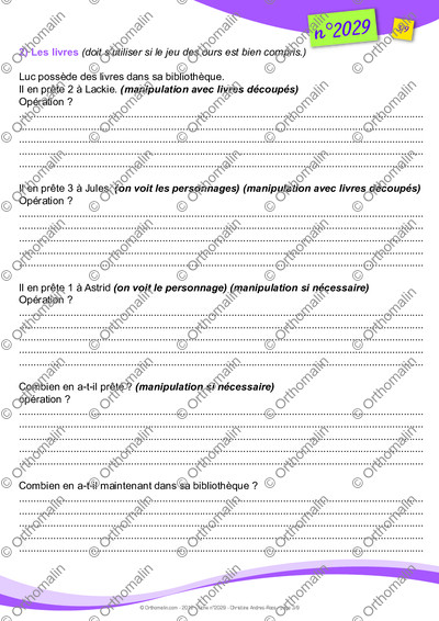 Page 3 de la fiche