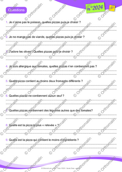 Page 3 de la fiche
