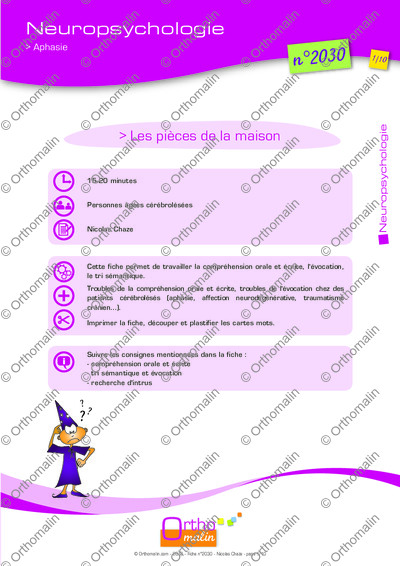 Page 1 de la fiche