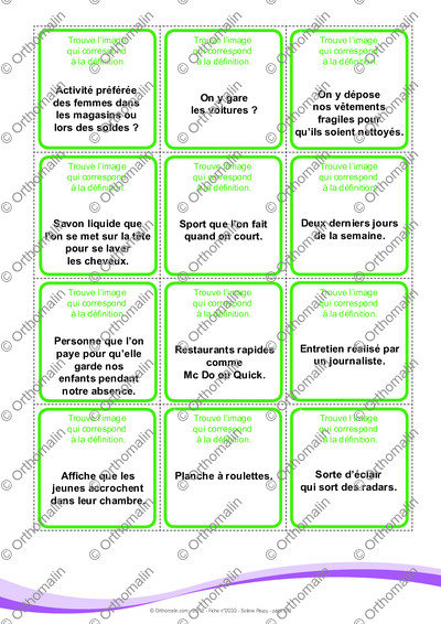 Page 5 de la fiche
