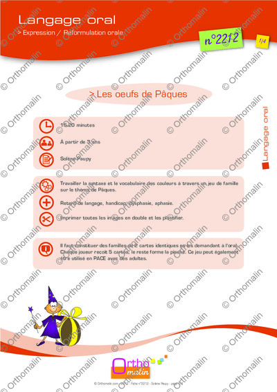 Page 1 de la fiche