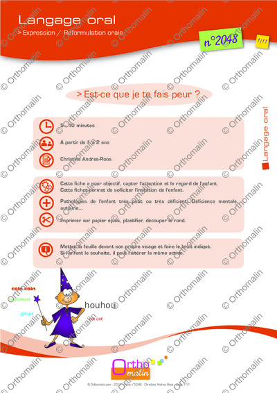 Page 1 de la fiche