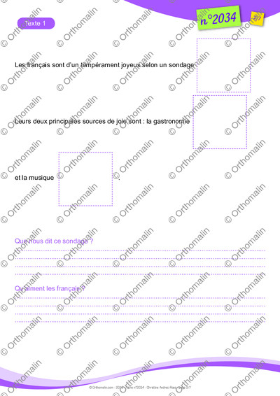 Page 2 de la fiche