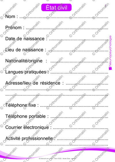 Page 2 de la fiche