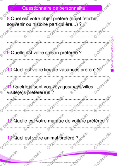 Page 7 de la fiche