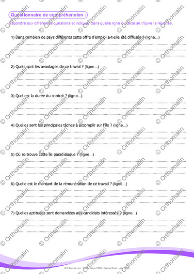 Page 11 de la fiche