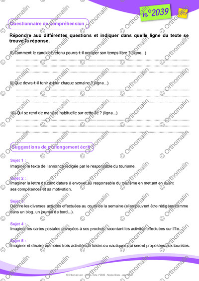 Page 12 de la fiche