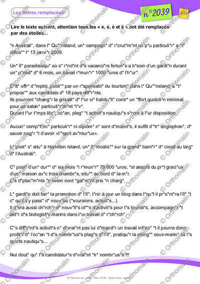 Page 5 de la fiche