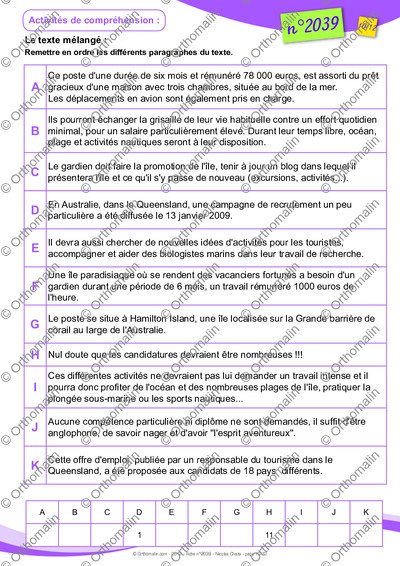 Page 10 de la fiche