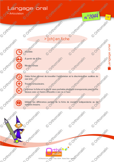 Page 1 de la fiche