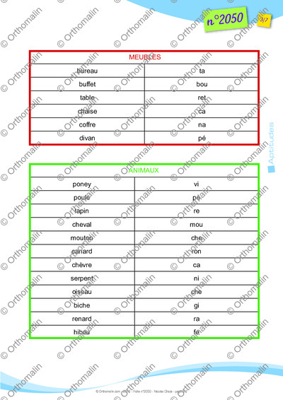 Page 3 de la fiche