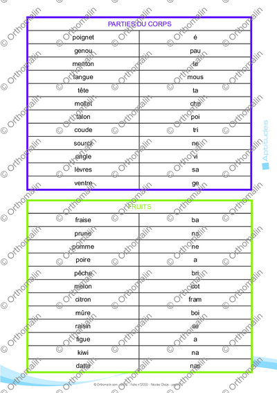 Page 5 de la fiche