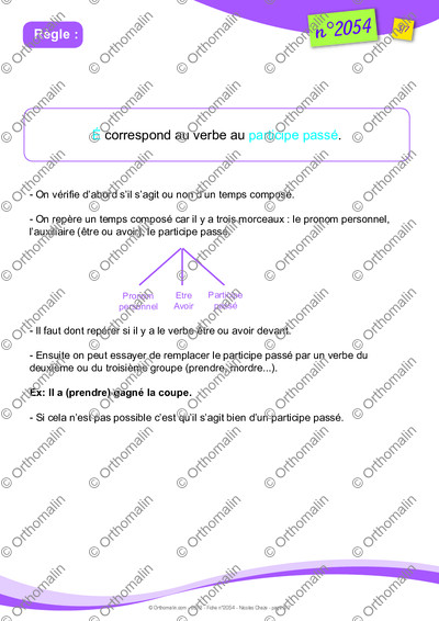 Page 3 de la fiche